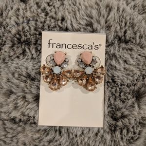 NEW Crystal Cluster Studs (bigger)